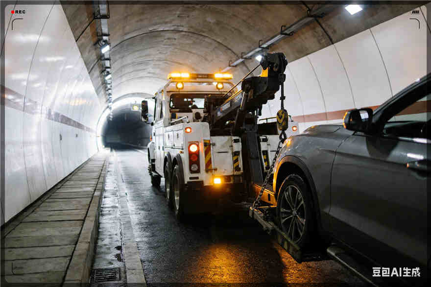 资源道路救援汽车换轮胎